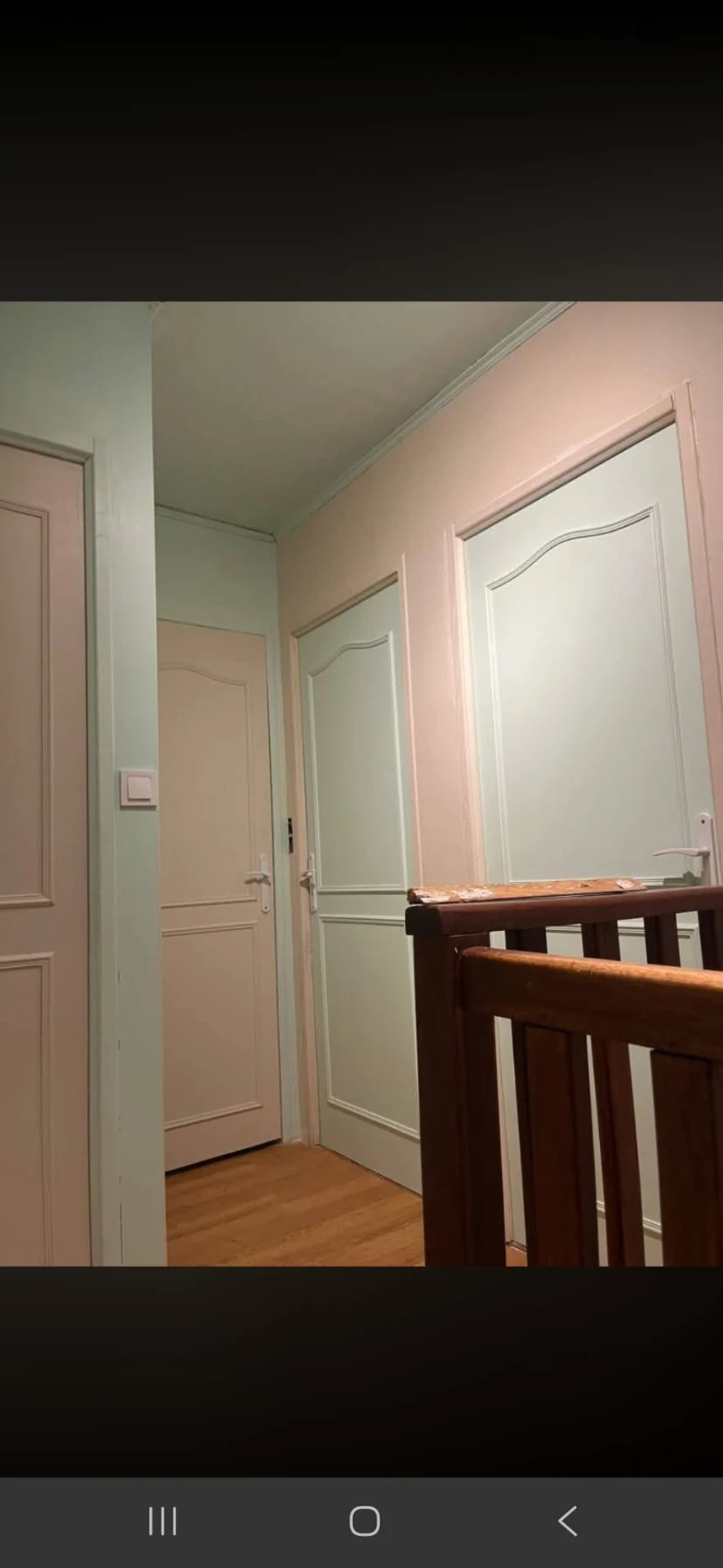Peinture d'un couloir et de ses menuiseries — après travaux
